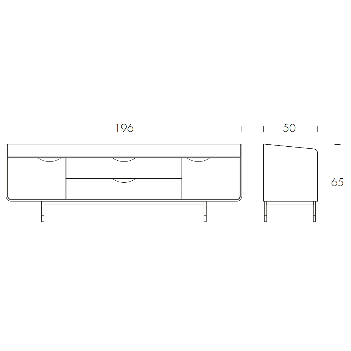 Opera Sideboard by Tonin Casa