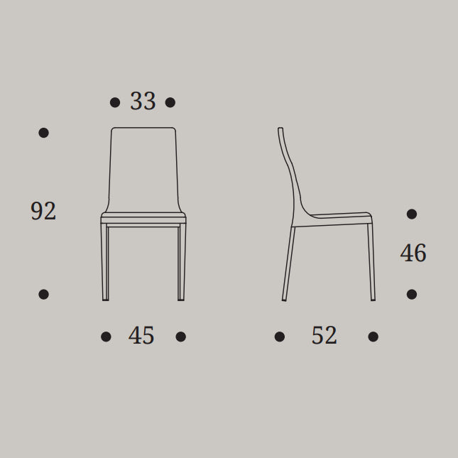 Clery Dining Chair by Compar