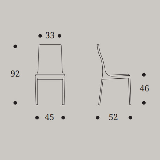 Clery Dining Chair by Compar