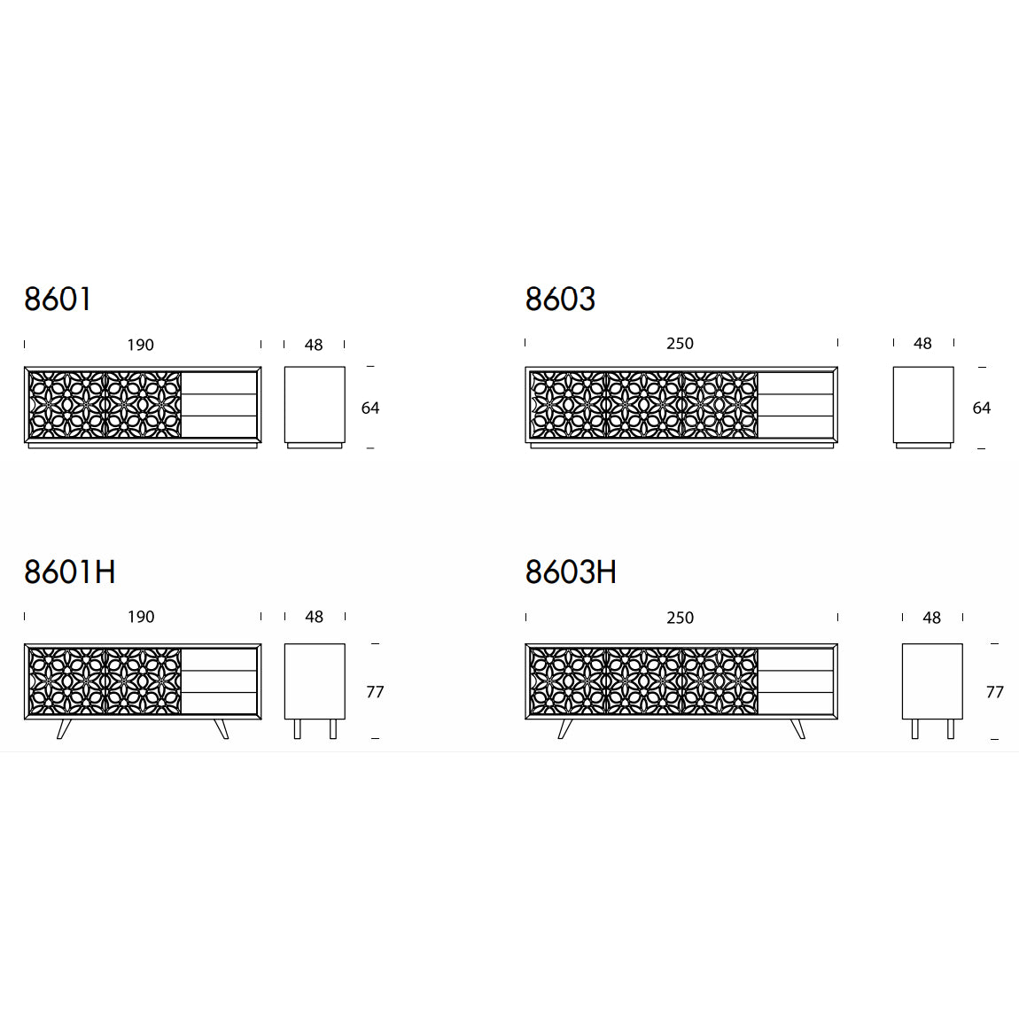 Granada Sideboard by Tonin Casa