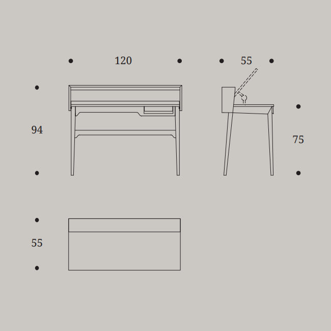 Pad Writing Desk by Compar