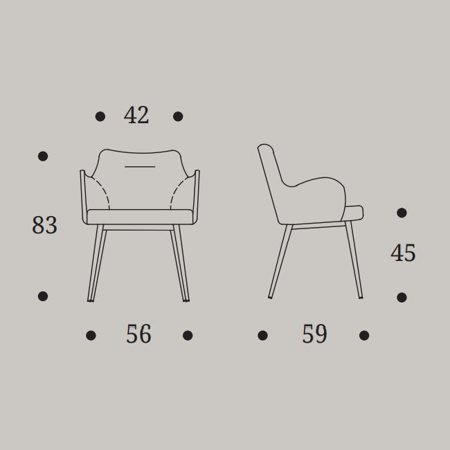 Minnie Soft Armchair by Compar