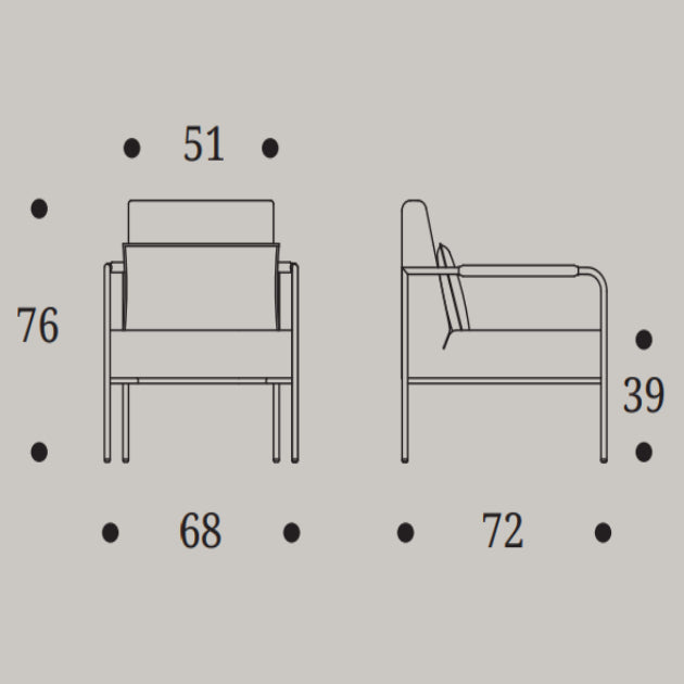 Liza Armchair by Compar