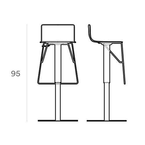 Lussuria Stool by Imperial Line