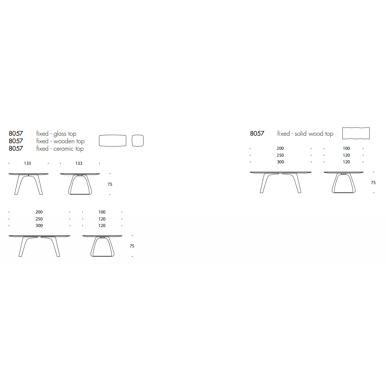Brenta Dining Table by Tonin Casa