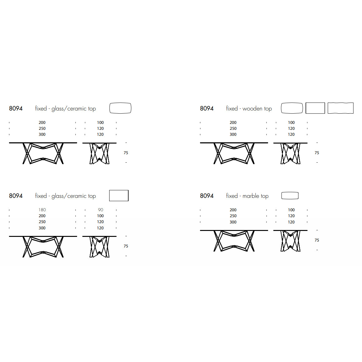 Reverse Dining Table by Tonin Casa