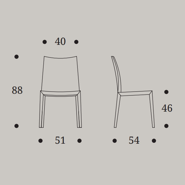 Flora Regenerated Leather Upholstered Dining Chair by Compar