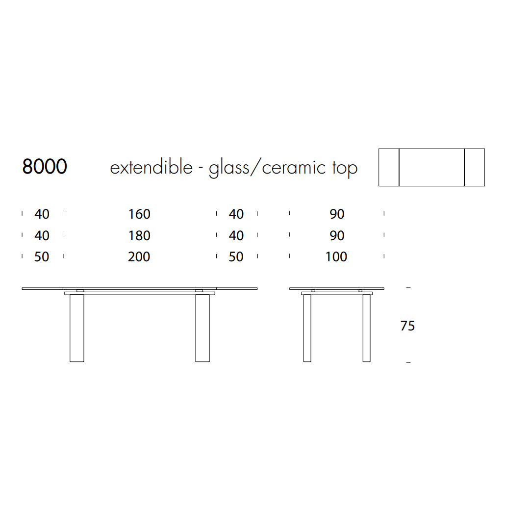 Brooklyn Extending Dining Table by Tonin Casa