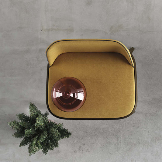 Damble P Enveloping Upholstered Armchair by Imperial Line