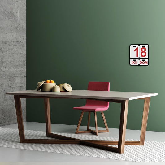 Feng Shui Rectangular Fixed Dining Table by Imperial Line