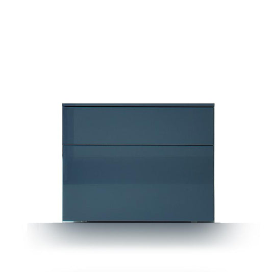 Slim 2 drawer bedside cabinet by Dall'Agnese