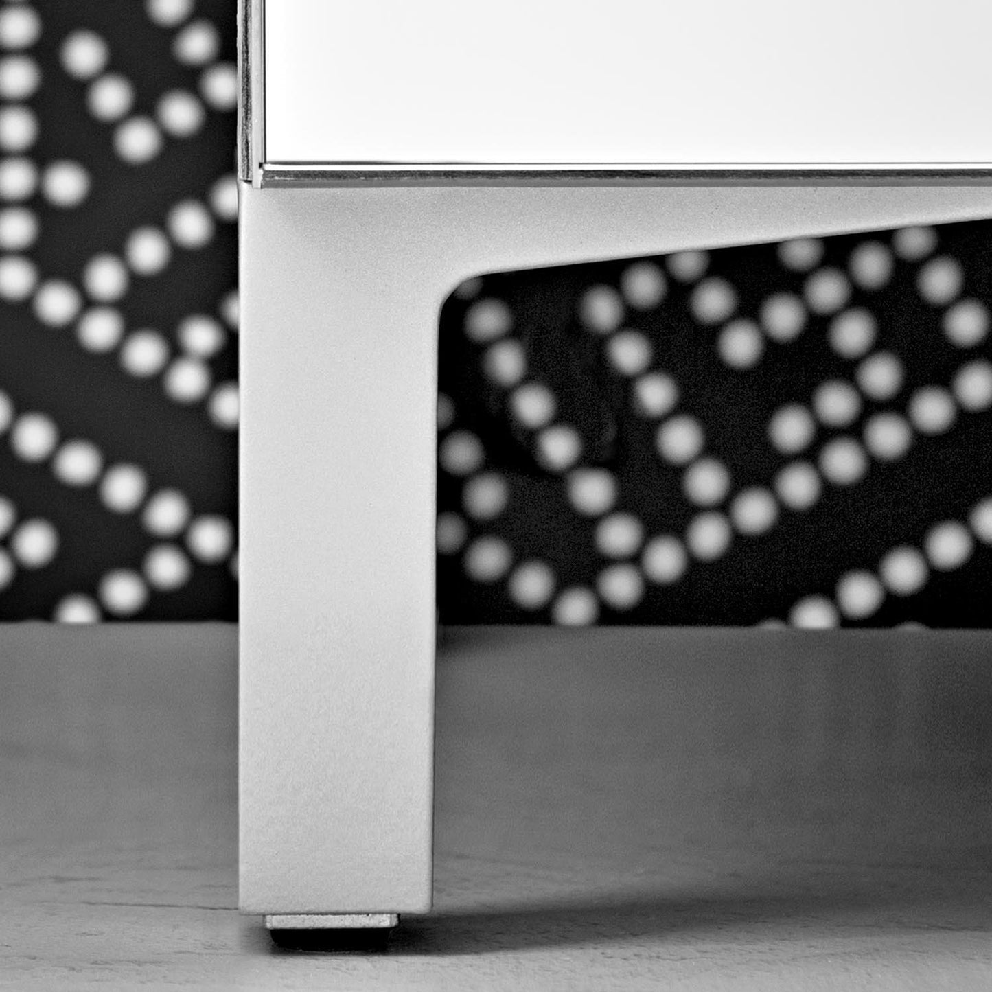 Linear 3 white wooden shoe storage units by Birex - myitalianliving