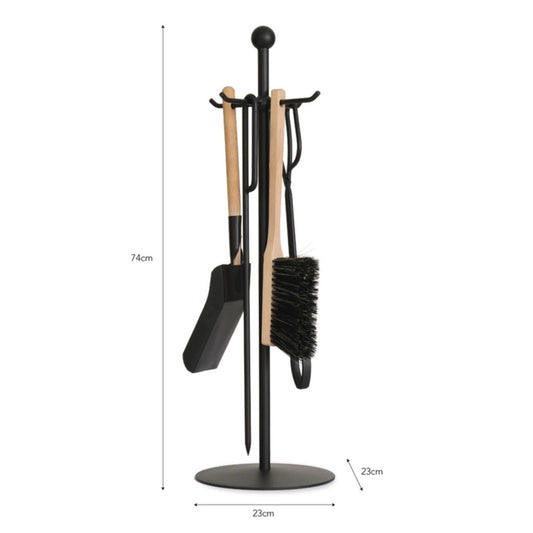 Jutland Fireside Tool Set by Garden Trading - Steel