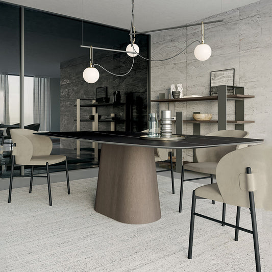 Koniko Fixed Dining Table – Dall'Agnese | Italian Craftsmanship & Modern Design