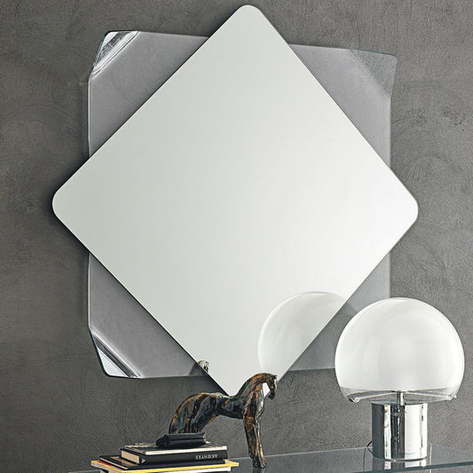 Lynx glass console table with mirror by Target Point