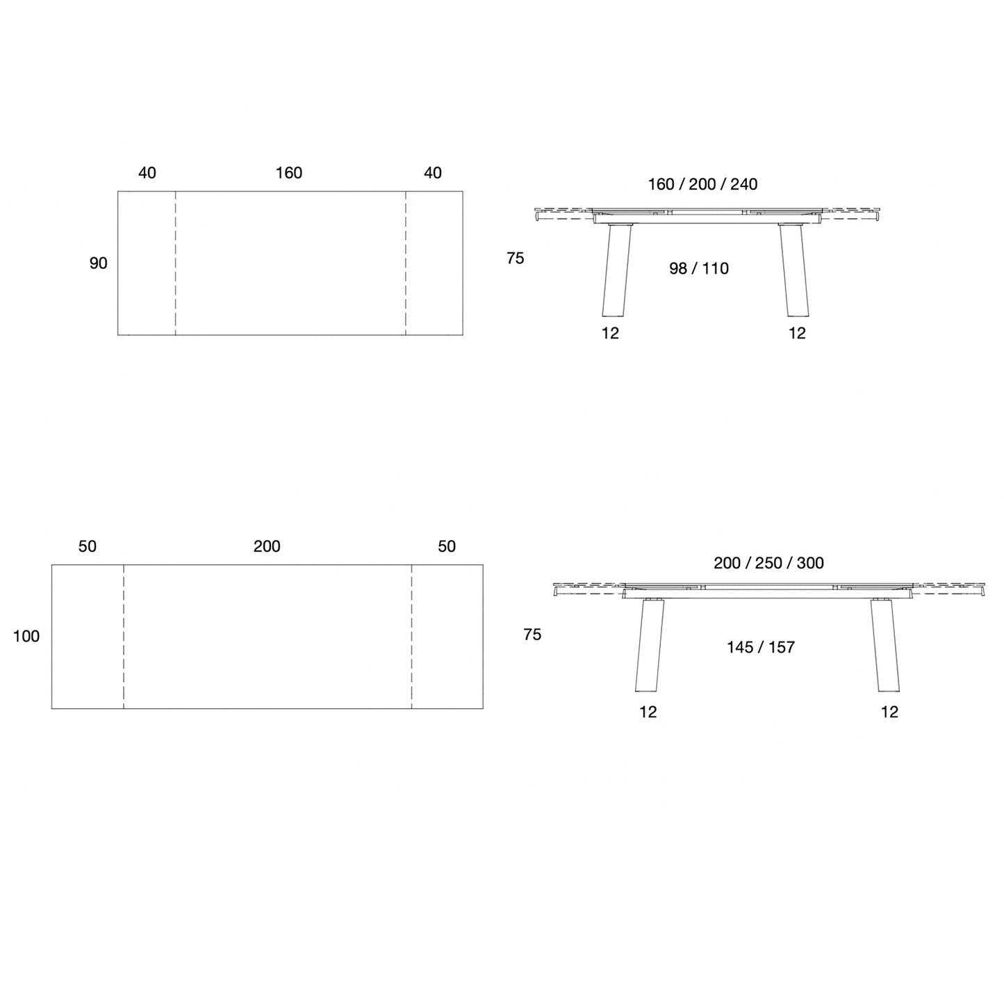 Mango Extendable Dining Table – Compar | Italian Elegance & Versatile Design