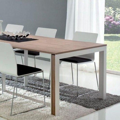 Modern design console extending dining table