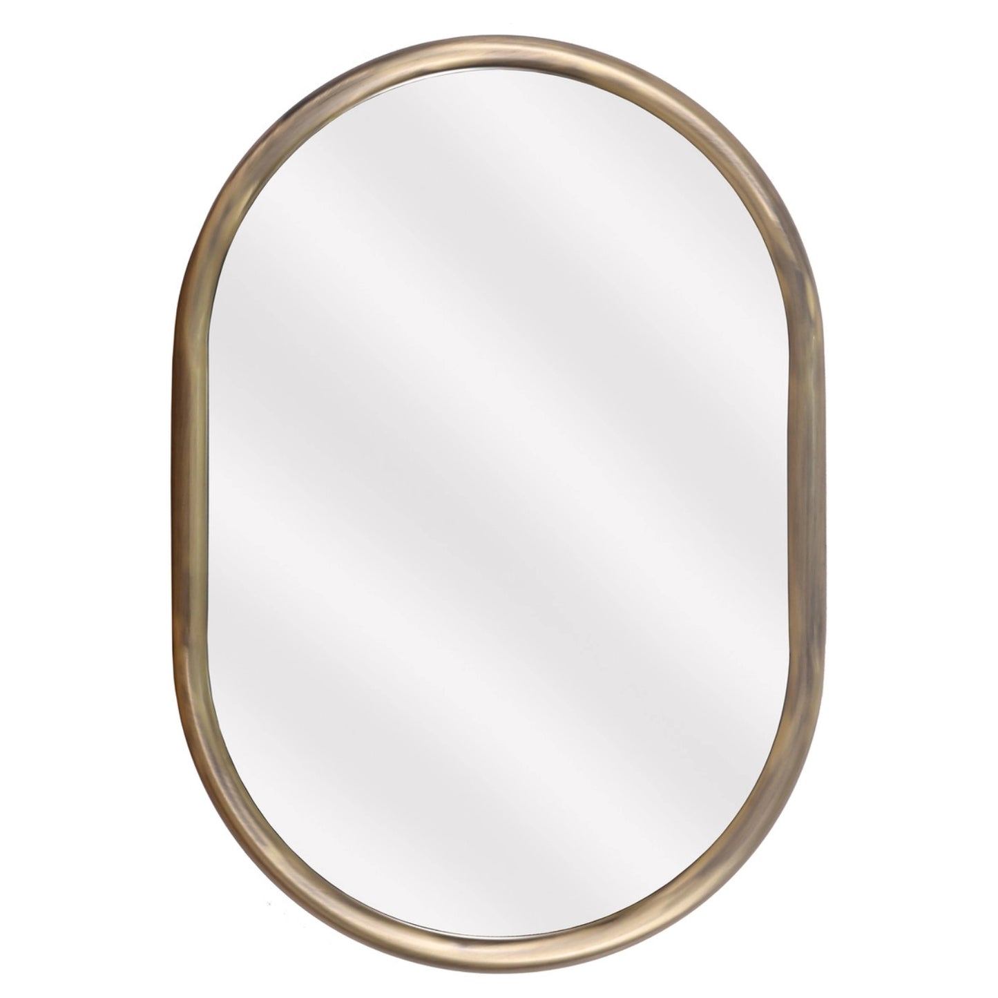 Novello Wall Mirror in Antique Brass by Garden Trading - Iron