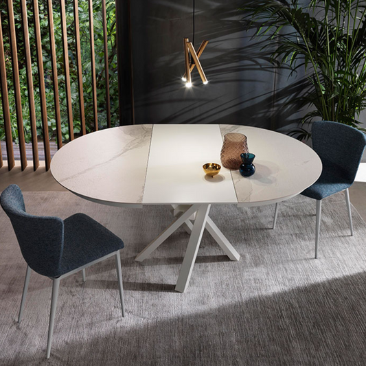 Round & Square Extendable Tables | Italian Craftsmanship & Versatile Design