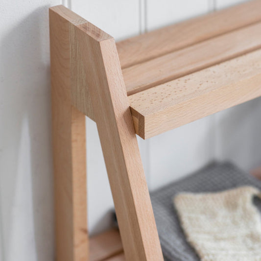 Southbourne Shelf Ladder in Small by Garden Trading - Beech