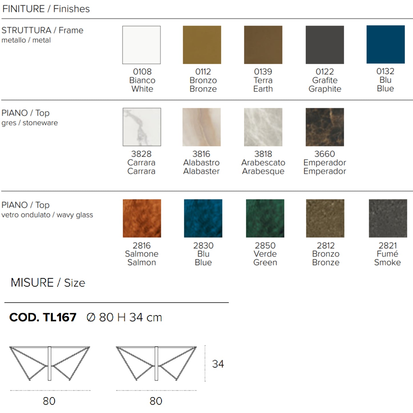 Spider Round Coffee Table by Target Point