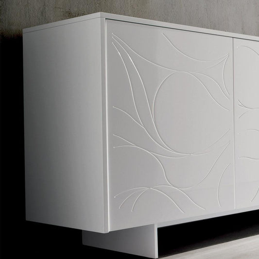 Onda Italian sideboard with engravings