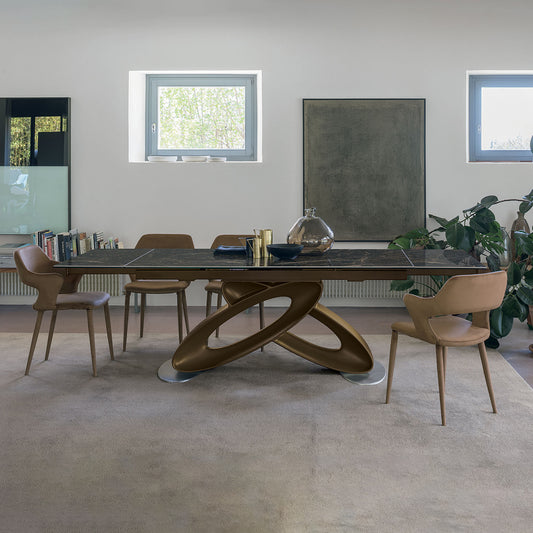 Eclipse Rectangular Shaped Extendable Table by Target Point
