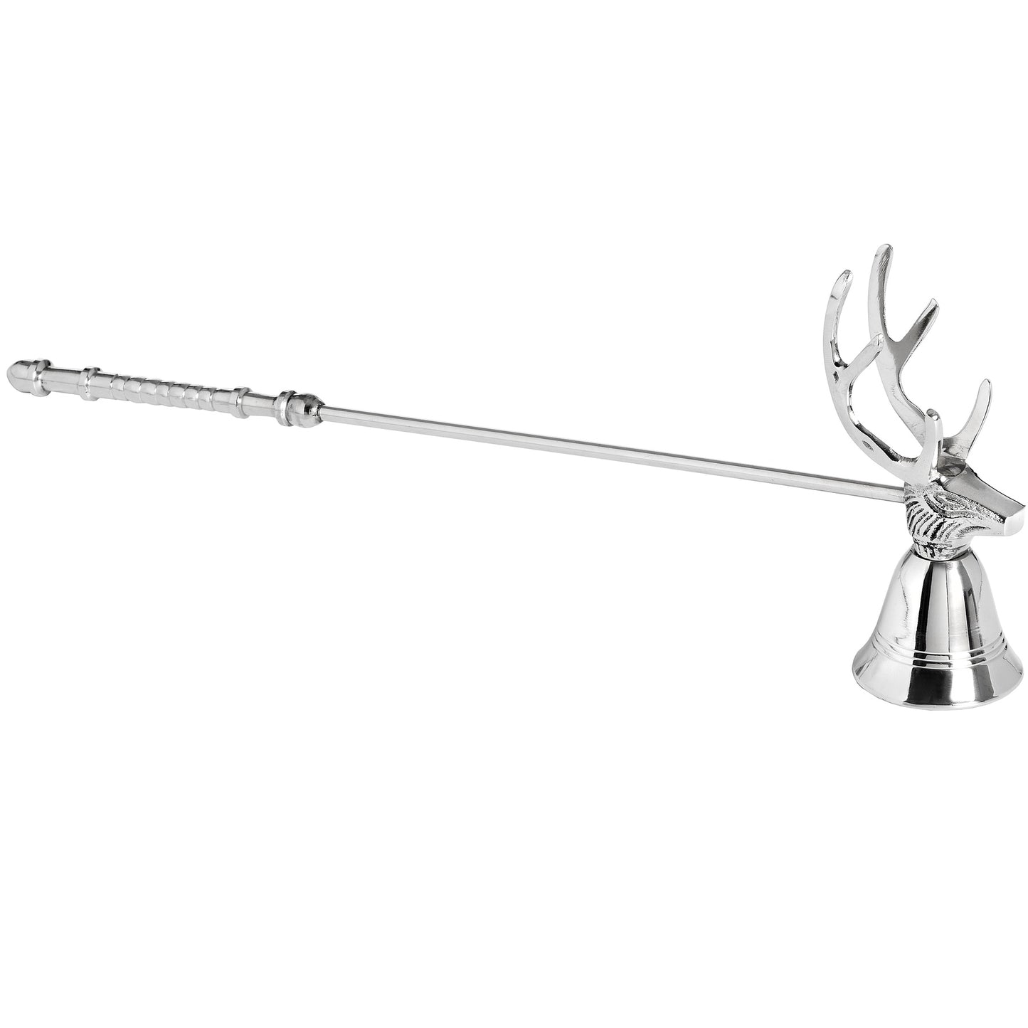Elegant Silver Stag Candle Snuffer