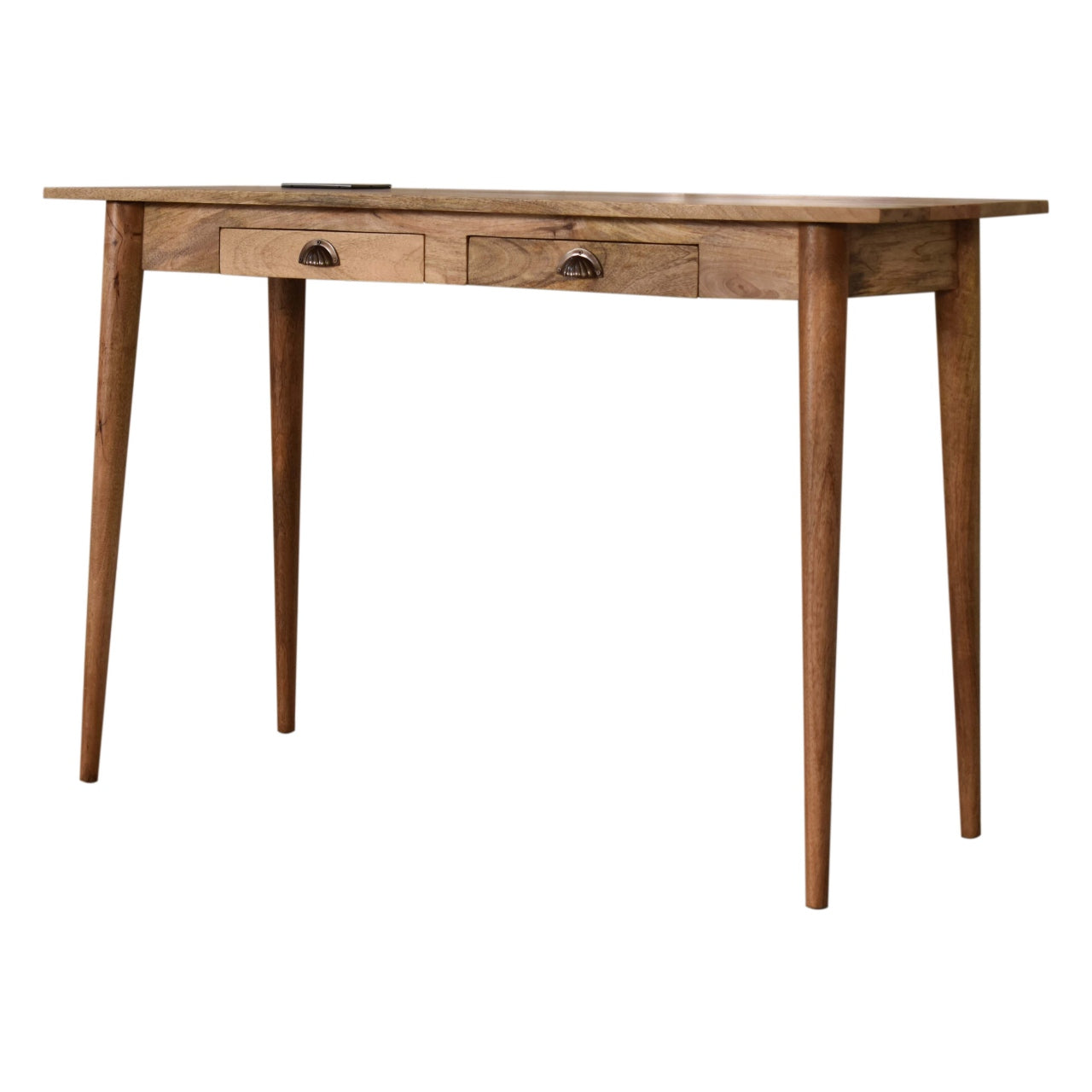 Artisan 2 Drawer Cable Wooden Writing Desk