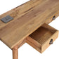 Artisan 2 Drawer Cable Wooden Writing Desk