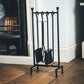 Iron Hanging Rack Fireside Companion Set