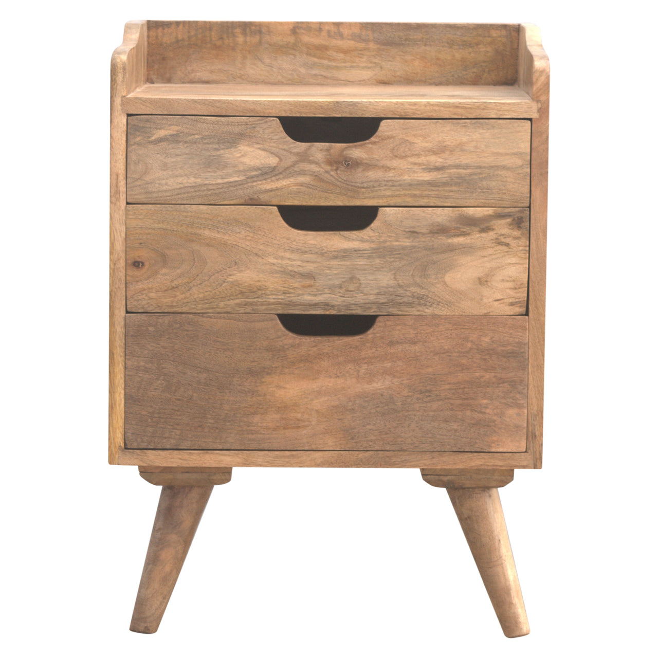 3 Drawer Gallery Bedside by Artisan Furniture
