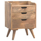 3 Drawer Gallery Bedside by Artisan Furniture