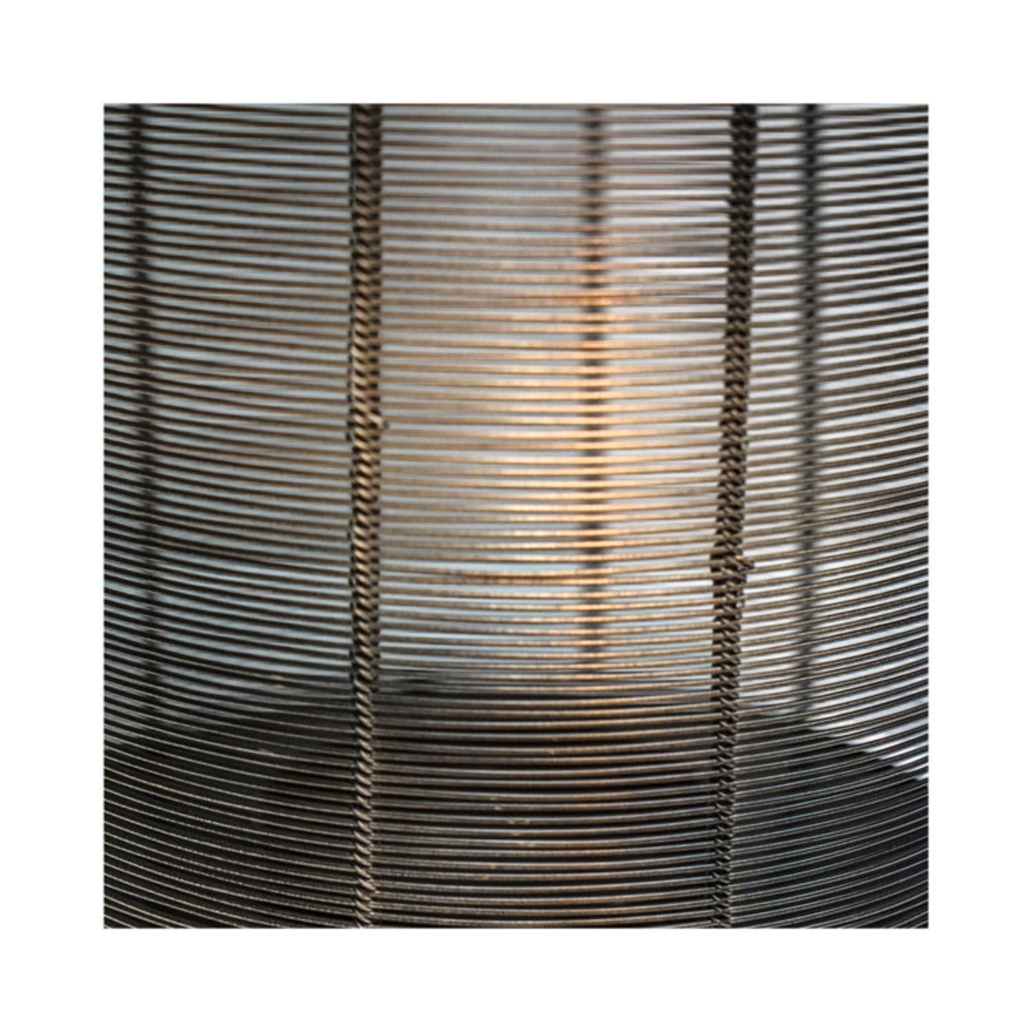Hampton Woven Copper Metal Lantern
