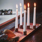 Rectangular Centrepiece with Magnetic Candle Holders