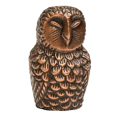 Cast Aluminium Owl Candle Holder
