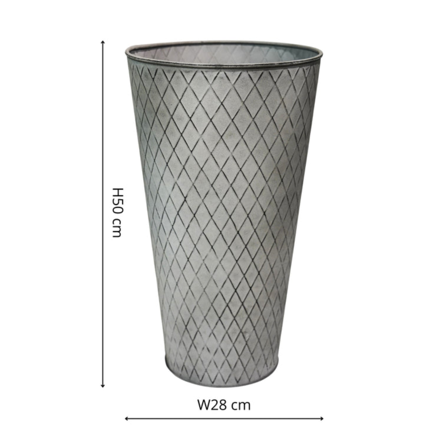 Country-Style Outdoor Chatsworth Zinc Vase