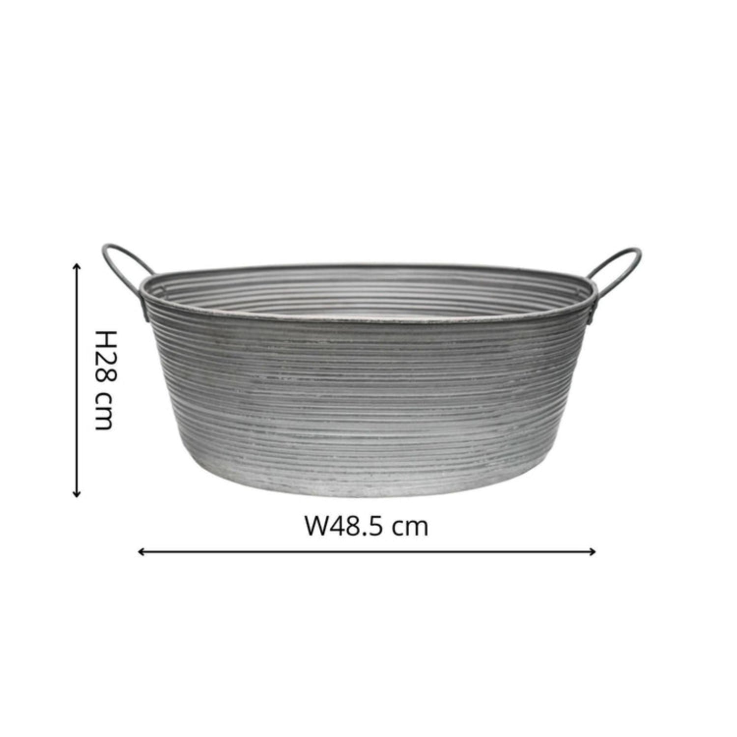 Outdoor Matlock Oval Planter with Handles