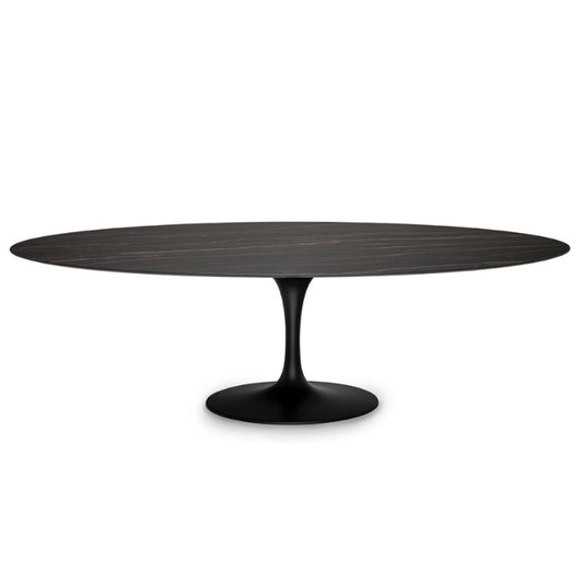 Art. 2002 Tulip Oval Dining Table with marble or ceramic top