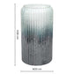 Verre Frosted Ribbed Glass Vase