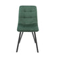 2 Set squared green dining chair by Native