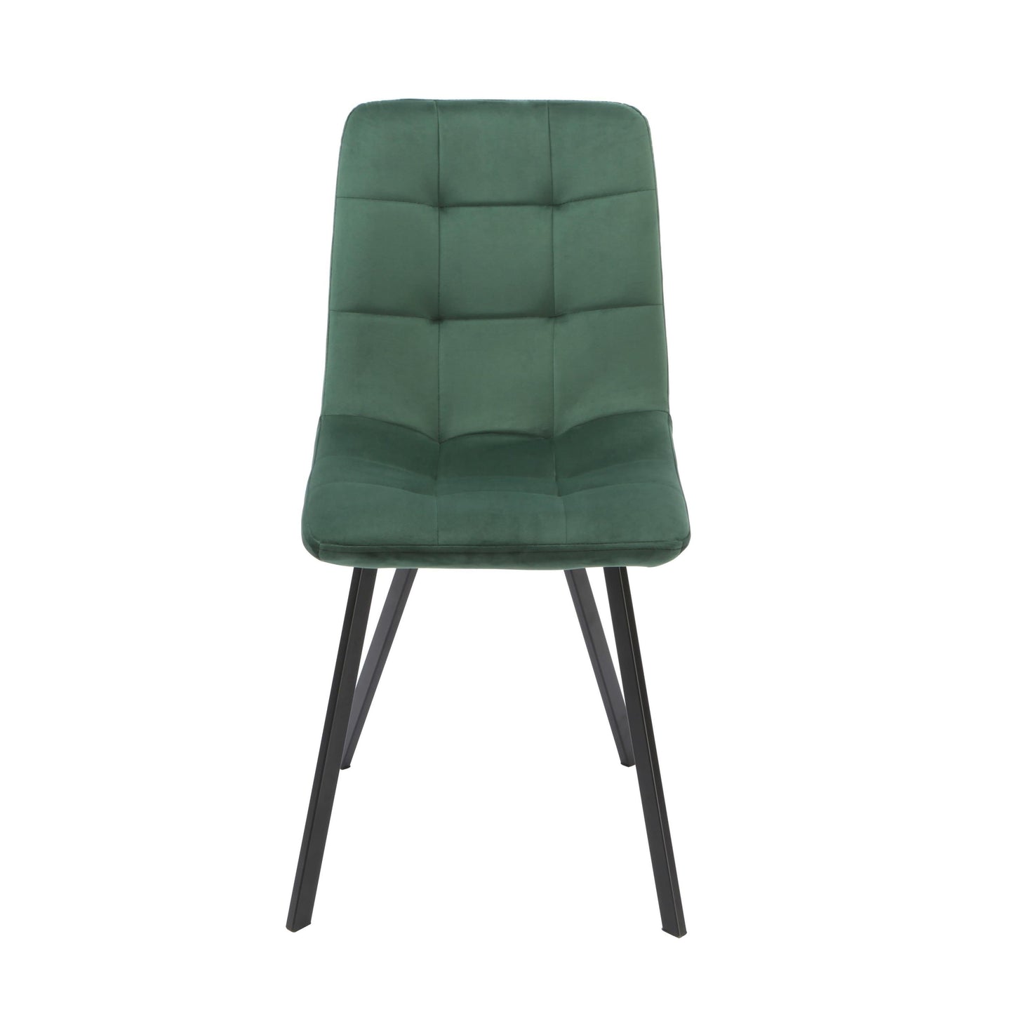 2 Set squared green dining chair by Native
