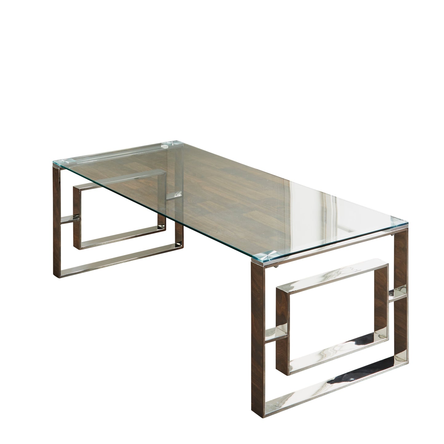 Milano silver plated coffee table by Native