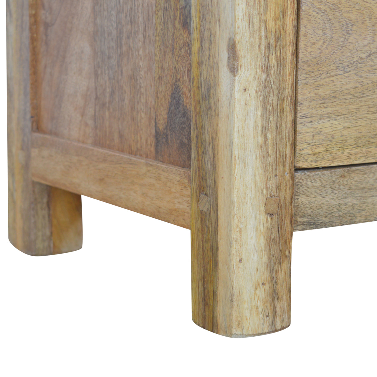 Country Style Bedside Cabinet with 3 Drawers by Artisan Furniture