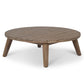 Durley Dark Natural Round Coffee Table