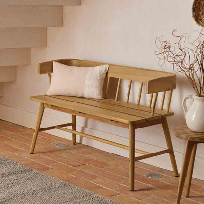 Natural Bramley Wooden Bench