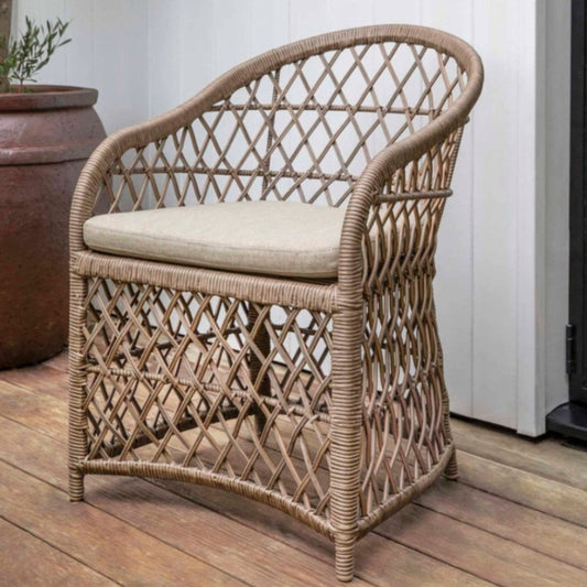 Natural Lynmouth Chair with Seat Pad