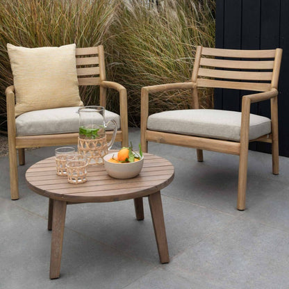 Natural Somersham Wooden Armchair