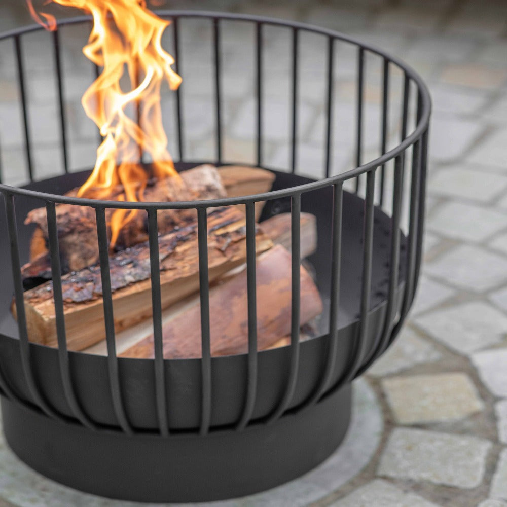 Black Drayton Outdoor Fire Pit