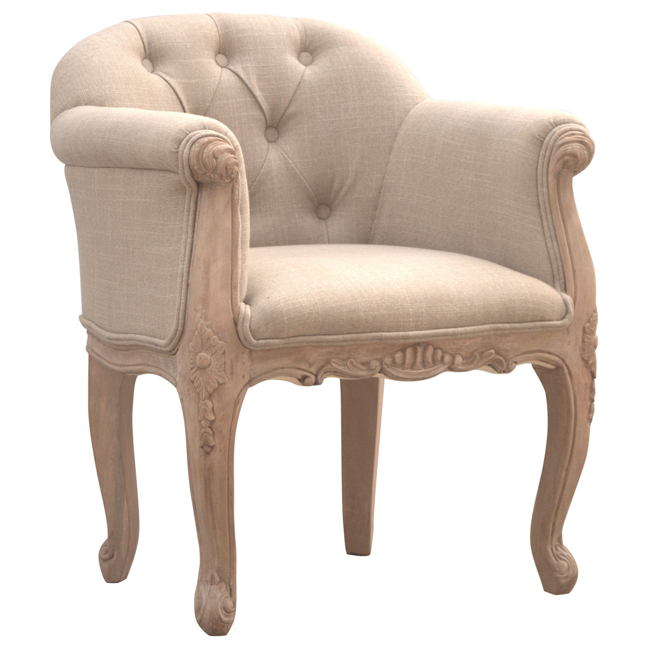 French Style Deep Button Chair by Artisan Furniture